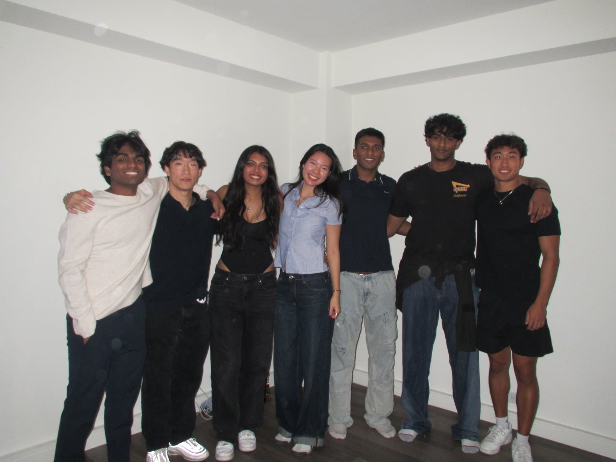 Brothers gathered in an apartment