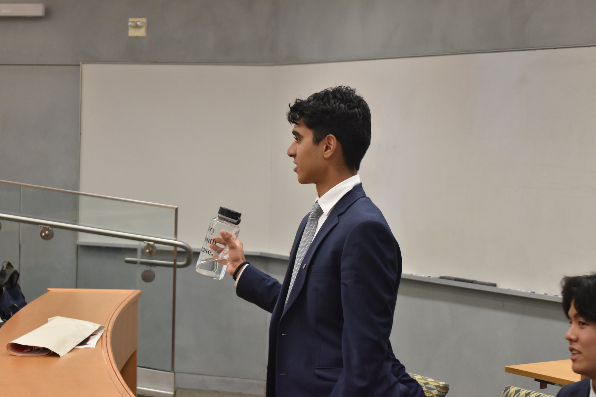 A brother presenting at a chapter workshop